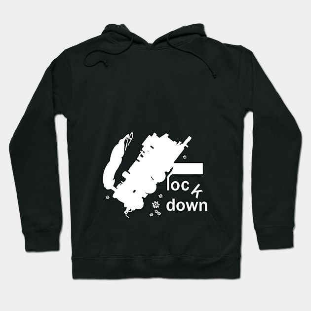 lock down Hoodie by Pirino